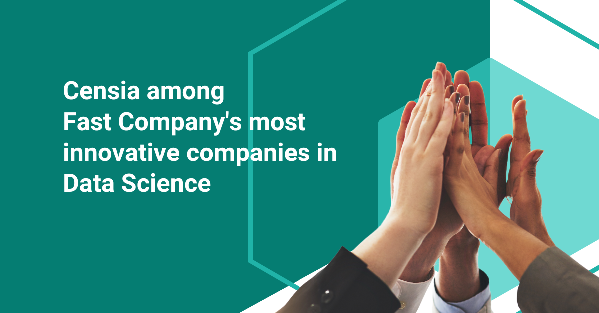 Censia #6 in Fast Company’s Most Innovative Companies – Data Science
