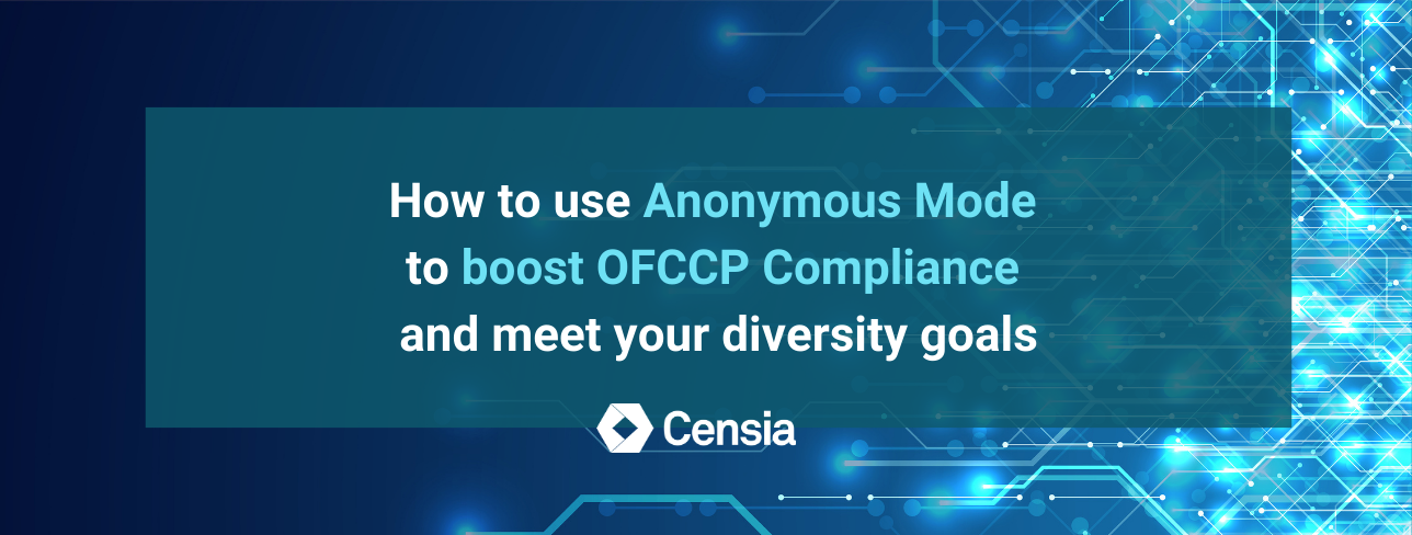 use anonymous mode for better ofccp compliance